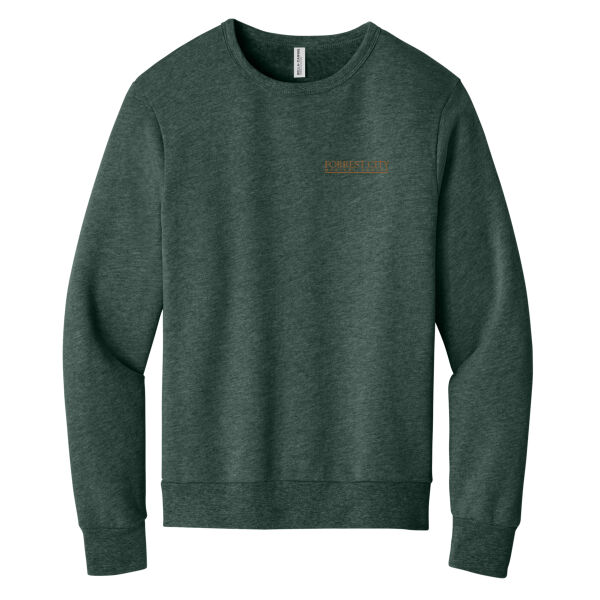 BELLA+CANVAS® Unisex Sponge Fleece Classic Crewneck Sweatshirt - Unisex Sponge Fleece Classic Crewneck Sweatshirt Thumbnail