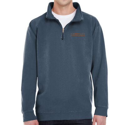 Comfort Colors ® Ring Spun 1/4-Zip Sweatshirt - Ring Spun 1/4 Zip Sweatshirt Thumbnail